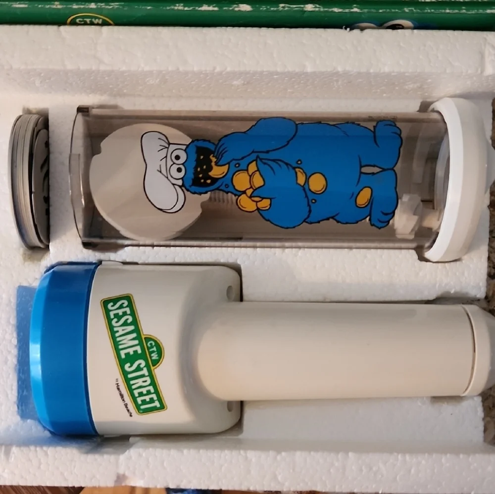Hamilton Beach Sesame Street Cookie Monster Cookie Press - Blue, White